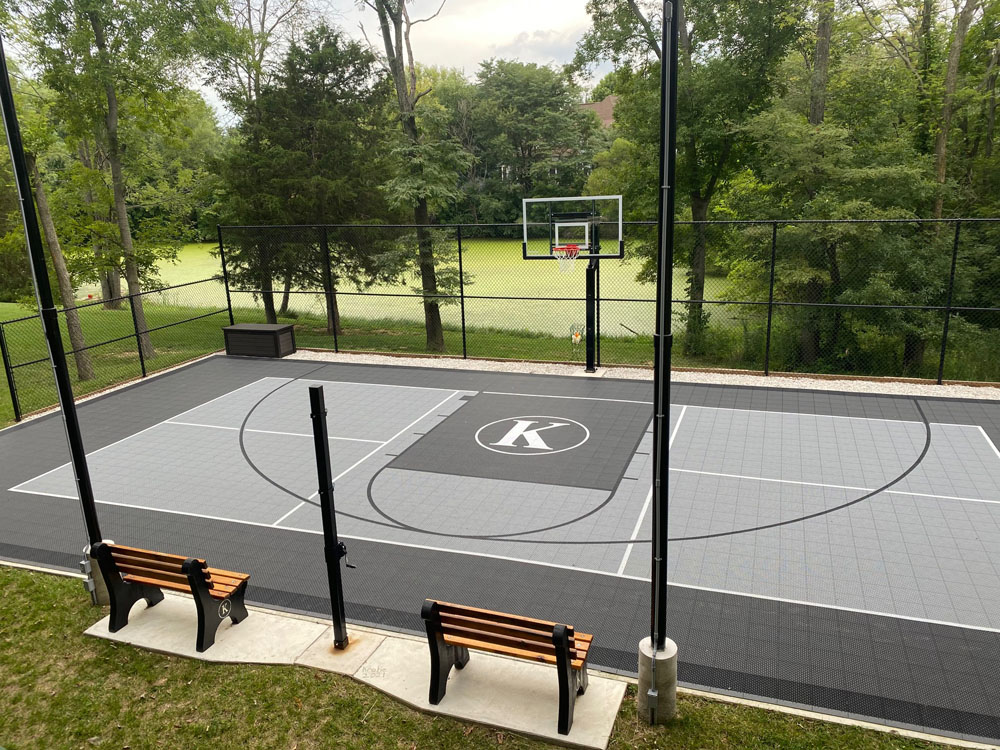 Outdoor Basketball VersaCourt Athletic Court System
