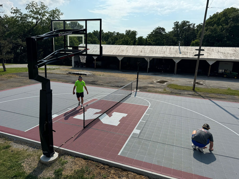 Outdoor Basketball Sport Court